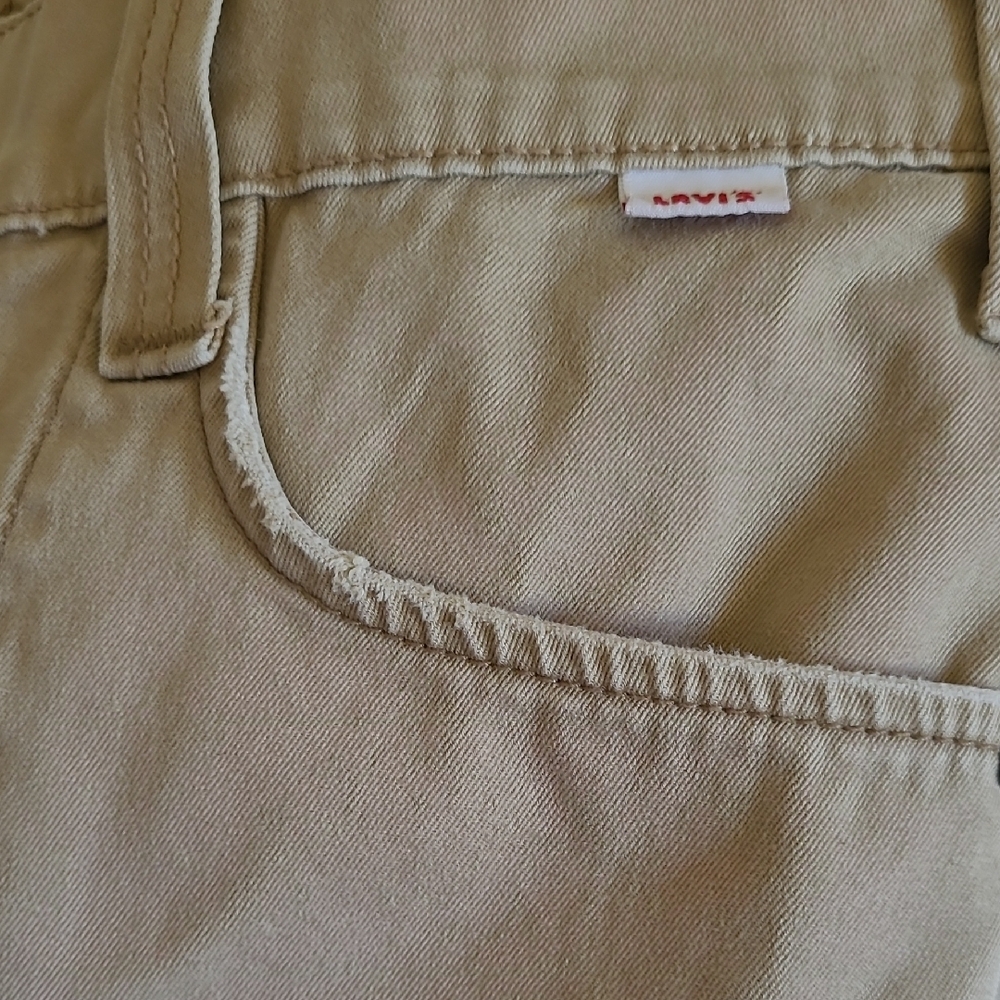 Levi's Tan Straight Leg Pants - Picture 15 of 16